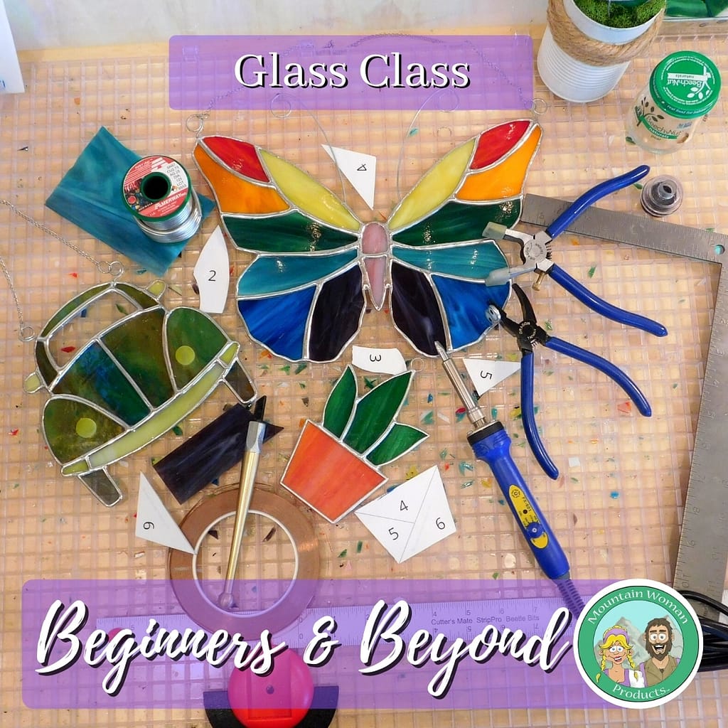 Beginners Stained Glass Class Mountain Woman Products