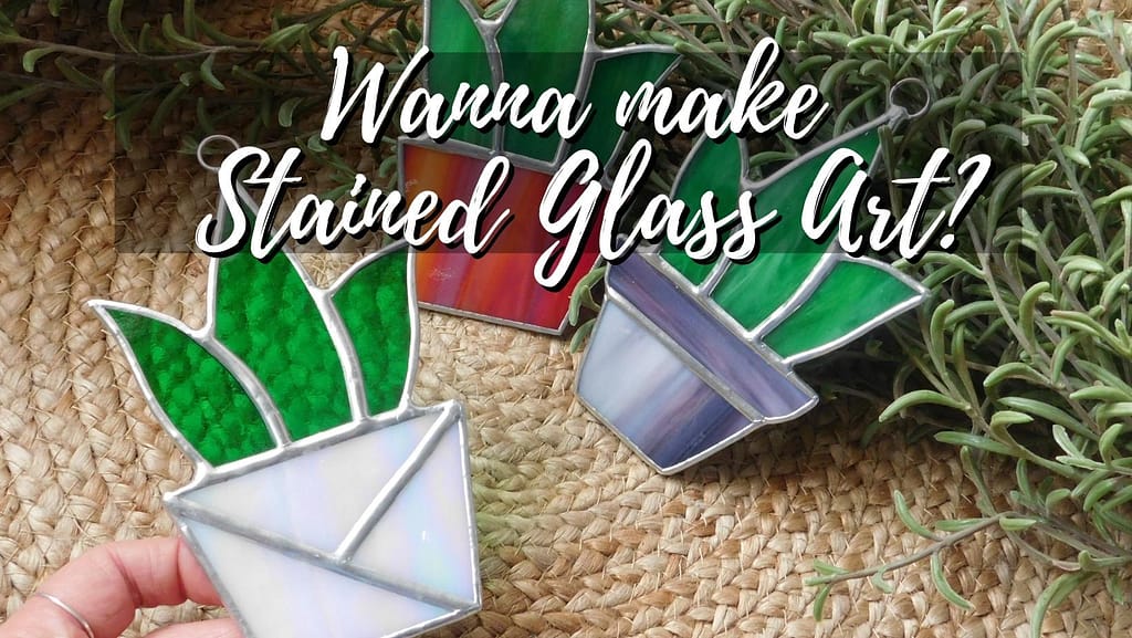 Stained Glass Succulents Class Mountain Woman Products