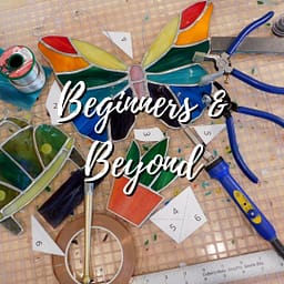 Beginners Stained Glass Class with tools & glass Mountain Woman Products