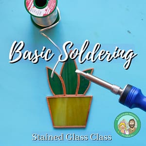 Stained Glass Basic Soldering Mountain Woman Products