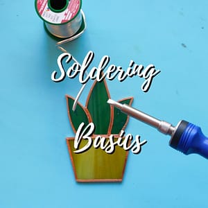 soldering basics class mountain woman products soldering a stained glass aloe plant