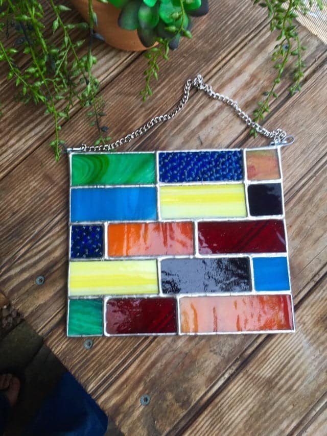 rainbow-colors-geometric-stained-glass-panel